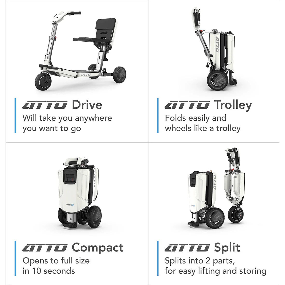 ATTO Portable Mobility Scooter Demonstration Model - Image 7