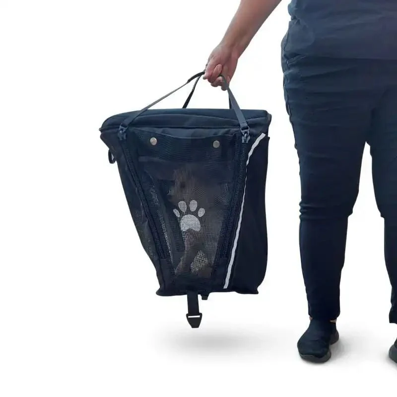 Pet Carrier & Cushion Black - Image 6